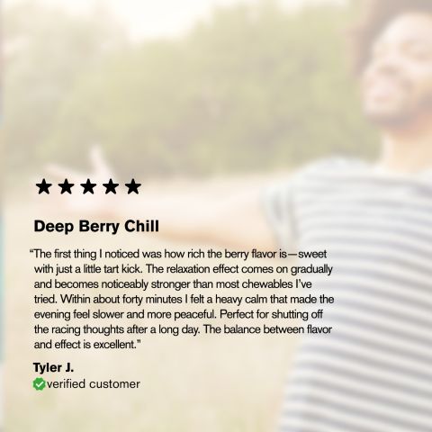 D8 & CBD Isolate Tablets - 35mg - Mixed Berry - Chill Extreme - 60ct - Thumbnail 8