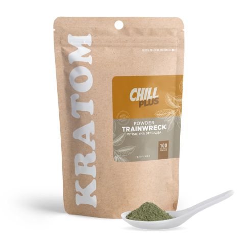 Kratom Powder - 100g - Trainwreck - Chill Plus - Thumbnail 1