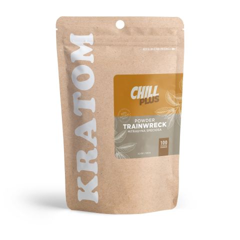 Kratom Powder - 100g - Trainwreck - Chill Plus - Thumbnail 2