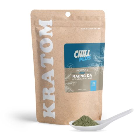 Kratom Nano Powder - 100g - White Maeng Da - Chill Plus - Thumbnail 1