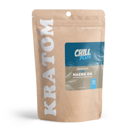 Kratom Nano Powder - 100g - White Maeng Da - Chill Plus - Thumbnail 2