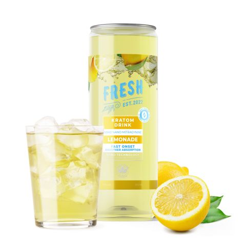 50mg Mitragynine, Kratom Nano Lemonade - Lemonade - Fresh - Thumbnail 2