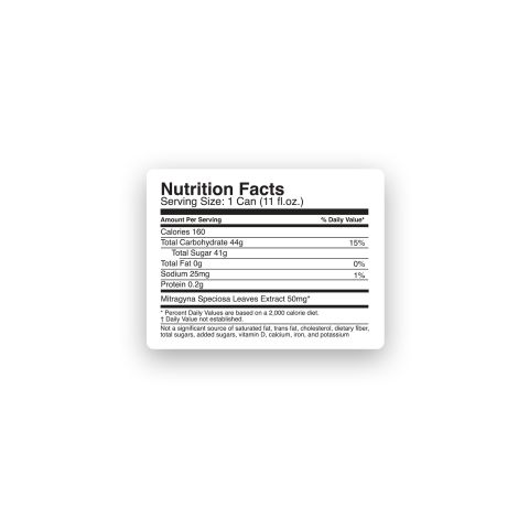 Fresh Kratom Drink - Mitragynine & Kratom Nano - 50g - 1ct - Thumbnail 8