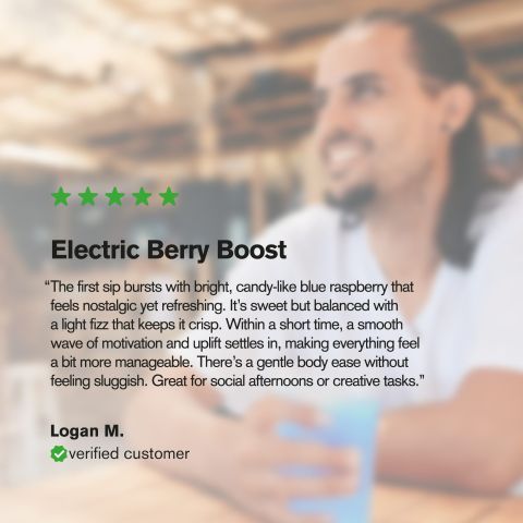 50mg Mitragynine & Kratom Nano Electrolyte Drink - Blue Raspberry - Fresh - Thumbnail 6