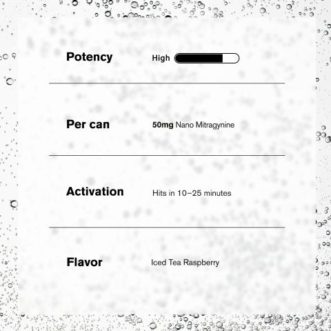Fresh - Mitragynine & Kratom Nano - Raspberry - Drink - 50g - Thumbnail 5