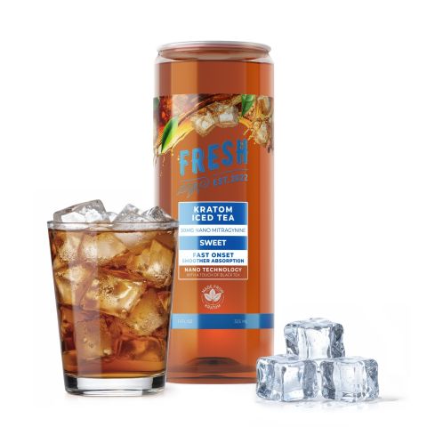 50mg Mitragynine, Kratom Nano Iced Tea - Sweet - Fresh - Thumbnail 2