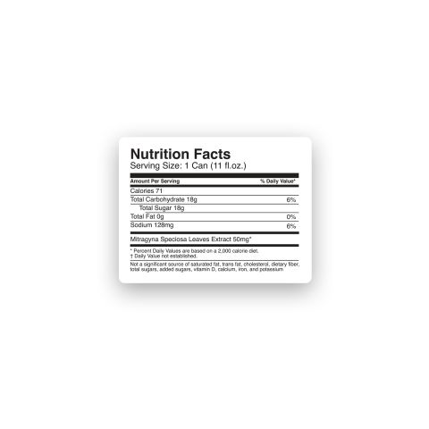 50mg Kratom Nano Iced Tea - Peach - Thumbnail 8