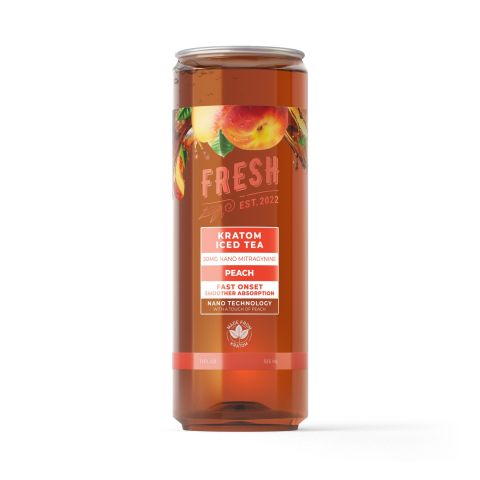 Fresh Peach Kratom Drink - Mitragynine Nano - 50g - Thumbnail 1