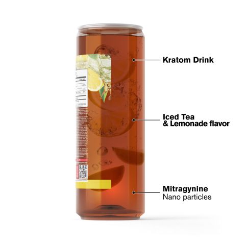 50mg Mitragynine & Kratom Nano Iced Tea - Iced Tea & Lemonade - Fresh - Thumbnail 3