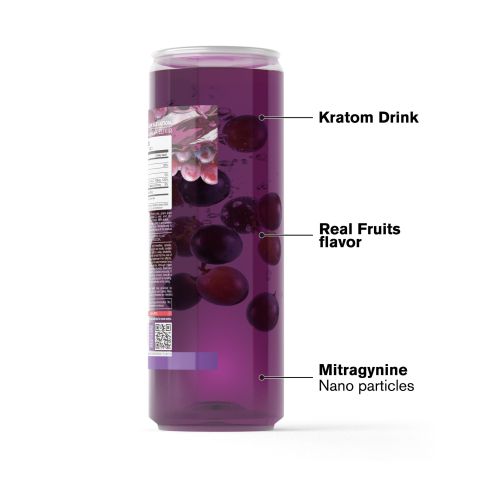 Fresh Grape Kratom Drink - Mitragynine & Kratom Nano - 50g - Thumbnail 3
