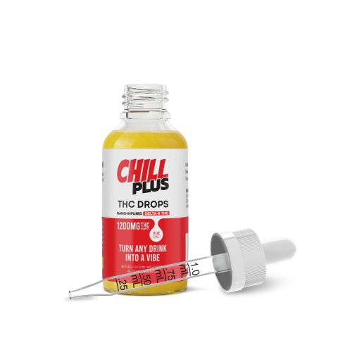 D8 Nano Unflavored Oil Drops - 1,200mg - Chill Plus - Thumbnail 2