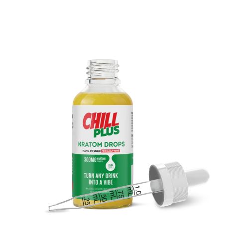 Mitragynine Nano Unflavored Oil Drops - 300mg - Chill Plus - Thumbnail 2