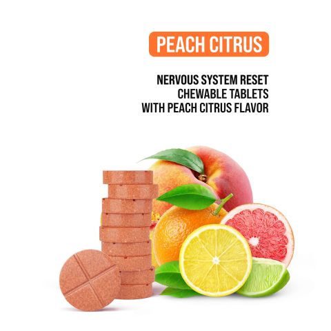L-Theanine, L-THP, Ashwagandha Tablets - 50mg - Peach Citrus - Chill Extreme - Thumbnail 5