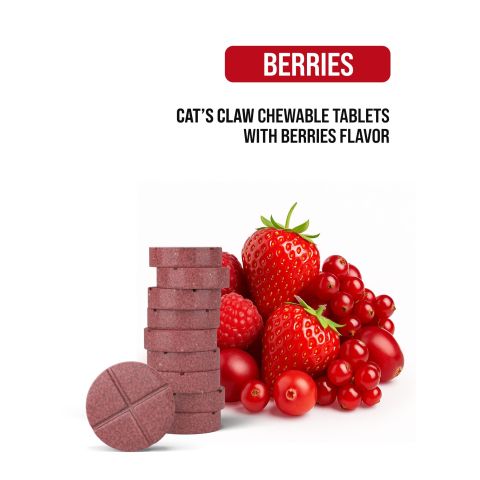 Cat's Claw Tablets - 30mg - Berries - Chill Plus - Thumbnail 4
