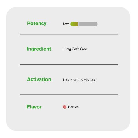 Cat's Claw Tablets - 30mg - Berries - Chill Plus - Thumbnail 6