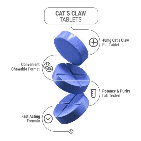 Cat's Claw Tablets - 40mg - Chill Plus - Thumbnail 5