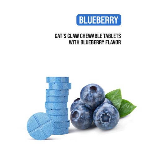 Cat's Claw Tablets - 50mg - Blueberry - Chill Plus - Thumbnail 4