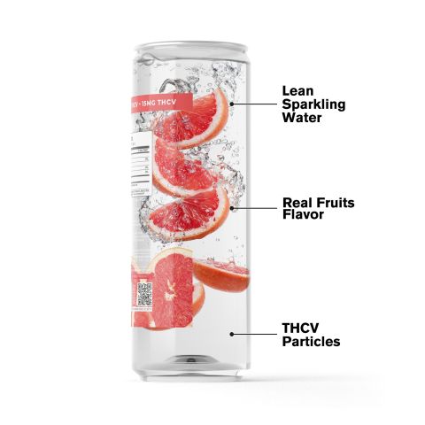 THCV Grapefruit THC Water - 15mg - Fresh - Thumbnail 3