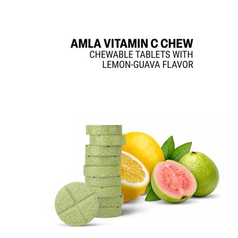 500mg Amla Vitamin C Tablets - Lemon-Guava - Mood Tablets - Thumbnail 4