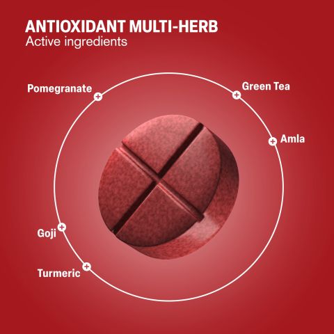 500mg Antioxidant Multi-Herb Tablets - Cherry Green Tea - Mood Tablets - Thumbnail 5