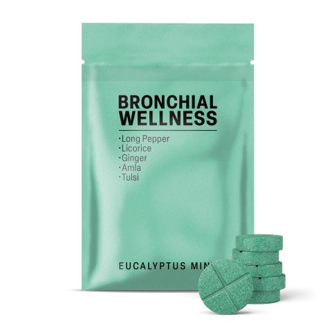 500mg Bronchial Wellness Tablets - Eucalyptus Mint - Mood Tablets - Thumbnail 2