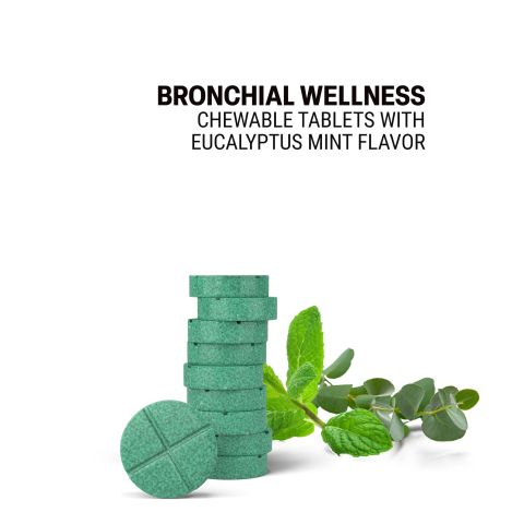 500mg Bronchial Wellness Tablets - Eucalyptus Mint - Mood Tablets - Thumbnail 4