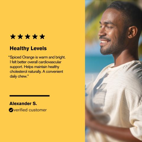 500mg Cholesterol Support Tablets - Spiced Orange - Mood Tablets - Thumbnail 7