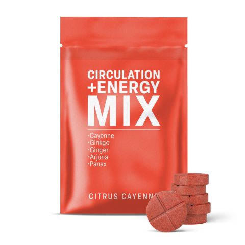 500mg Circulation + Energy Tablets - Citrus Cayenne - Mood Tablets - Thumbnail 2