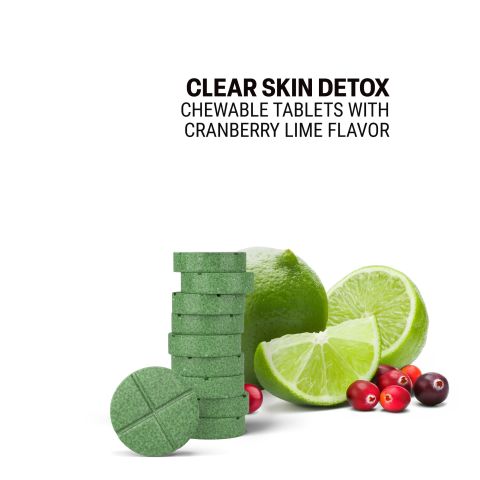 500mg Clear Skin Detox Tablets - Cranberry Lime - Mood Tablets - Thumbnail 4