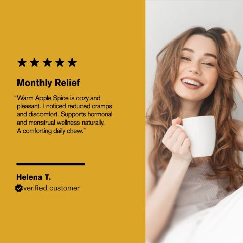 500mg Cycle Comfort Tablets - Warm Apple Spice - Mood Tablets - Thumbnail 7