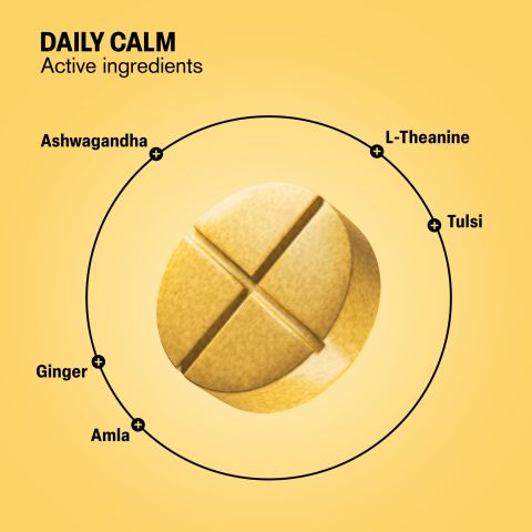 500mg Daily Calm Tablets - Honey Lemon Ginger - Mood Tablets - Thumbnail 5