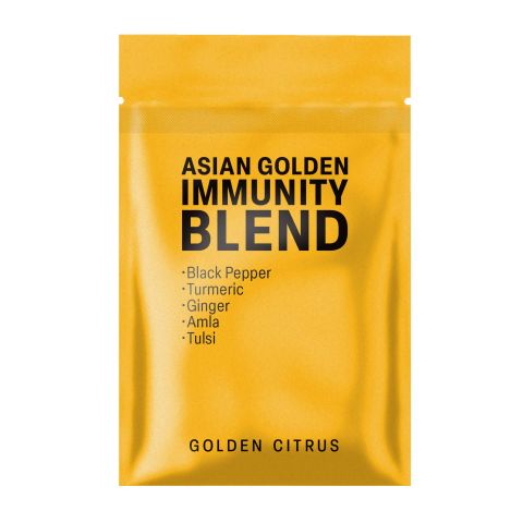 500mg Asian Golden Immunity Blend Tablets - Golden Citrus - Mood Tablets - Thumbnail 3