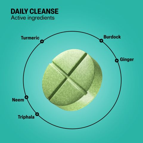 500mg Daily Cleanse Tablets - Green Apple - Mood Tablets - Thumbnail 5