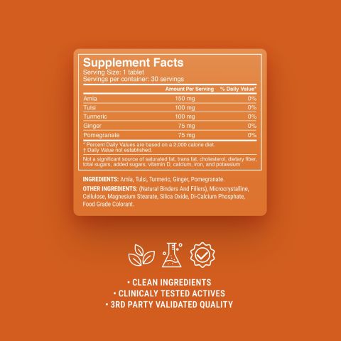 500mg Daily Immune Booster Tablets - Honey Citrus - Mood Tablets - Thumbnail 9