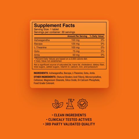 500mg Calm Focus Tablets - Mango Mint - Mood Tablets - Thumbnail 9