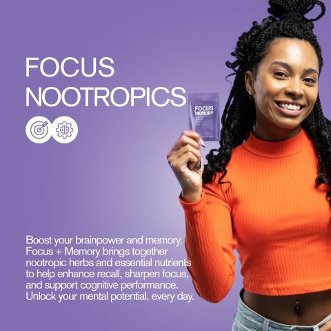 500mg Focus + Memory Tablets - Blueberry Acai - Mood Tablets - Thumbnail 6