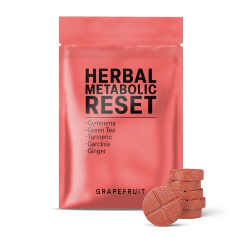 500mg Herbal Metabolic Reset Tablets - Grapefruit - Mood Tablets - Thumbnail 2