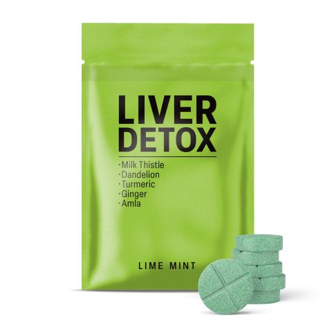 500mg Liver Detox Tablets - Live Mint - Mood Tablets - Thumbnail 2
