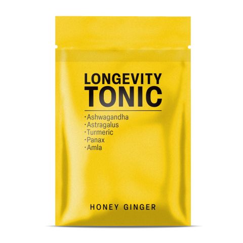 500mg Longevity Tonic Tablets - Honey Ginger - Mood Tablets - Thumbnail 3
