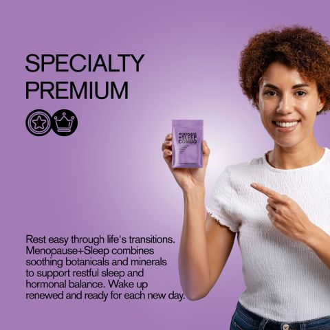 500mg Menopause + Sleep Combo Tablets - Lavender Honey - Mood Tablets - Thumbnail 6