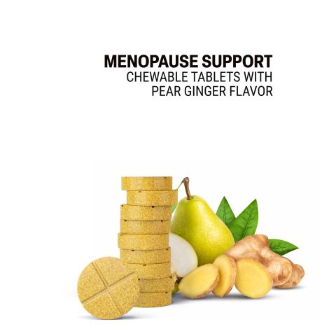 500mg Menopause Support Tablets - Pear Ginger - Mood Tablets - Thumbnail 4