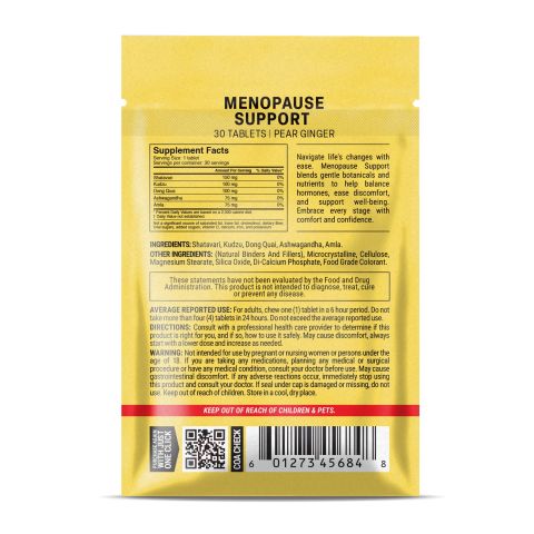 500mg Menopause Support Tablets - Pear Ginger - Mood Tablets - Thumbnail 8