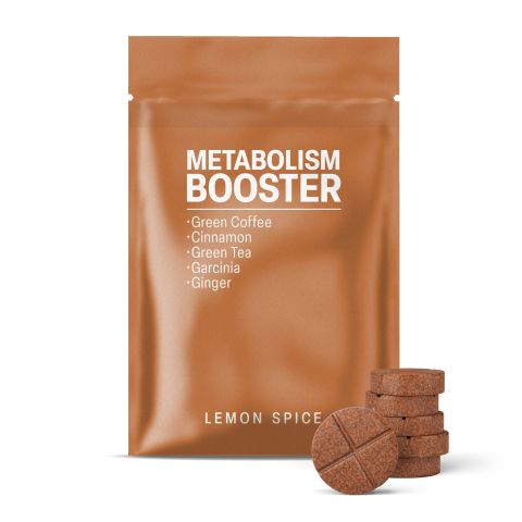 500mg Metabolism Booster Tablets - Lemon Spice - Mood Tablets - Thumbnail 2