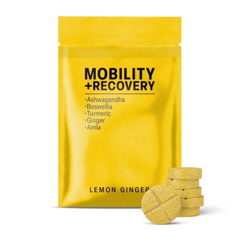 500mg Mobility + Recovery Tablets - Lemon Ginger - Mood Tablets - Thumbnail 2