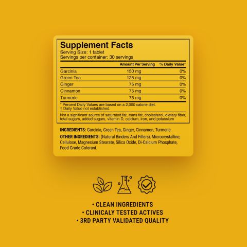 500mg Belly Fat Support Tablets - Pineapple Chili - Mood Tablets - Thumbnail 9