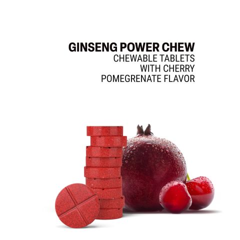 500mg Ginseng Power Tablets - Cherry Pomegranate - Mood Tablets - Thumbnail 4