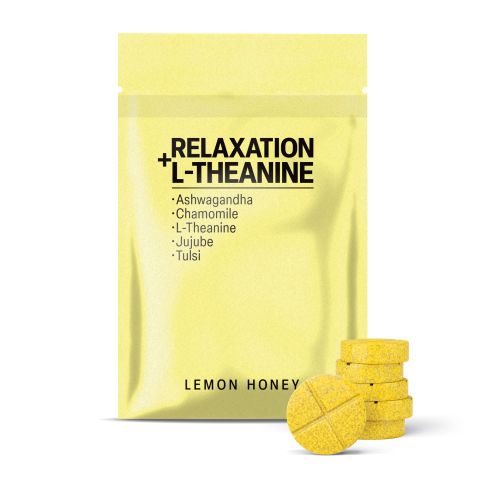 500mg Relaxation + L-Theanine Tablets - Lemon Honey - Mood Tablets - Thumbnail 2