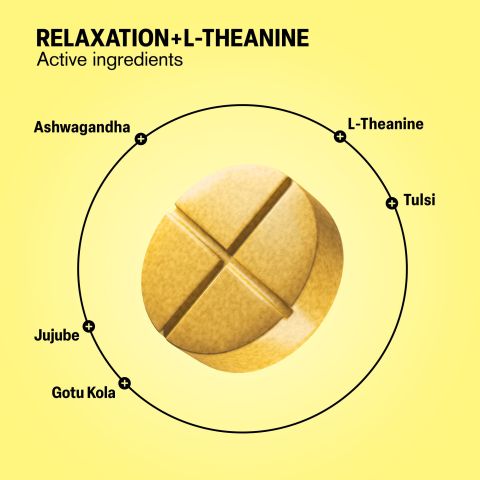 500mg Relaxation + L-Theanine Tablets - Lemon Honey - Mood Tablets - Thumbnail 5