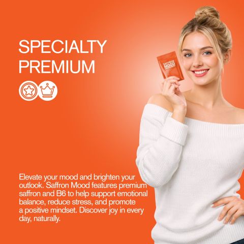 380mg Saffron Mood Tablets - Orange Vanilla - Mood Tablets - Thumbnail 6