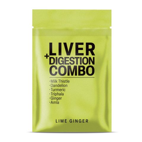 500mg Liver + Digestion Combo Tablets - Lime Ginger - Mood Tablets - Thumbnail 3